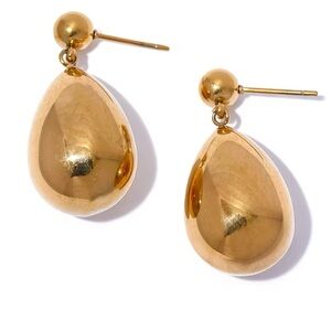 Gold drop earrings